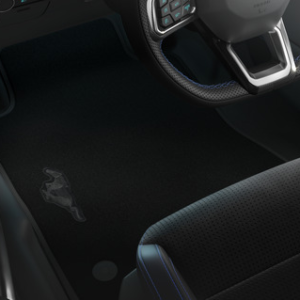 Predpražniki, premium velur spredaj, črne barve